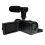Câmera de vídeo digital KEINXS1080P HD com zoom de 16x, microfone externo e lente grande angular. 2