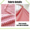 Fleece Plaid Throw Blanket Pink 40x60 in 5
