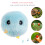 Interactive Chirping Cat Toy Balls with Frog Cricket Bird 2