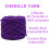 Chenille Yarn 7mm Thick 43.74 Yards per Roll 2 Rolls 4