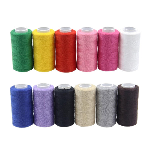 Polyester Sewing Thread Kit 12 Colors 383 Yards Each 1