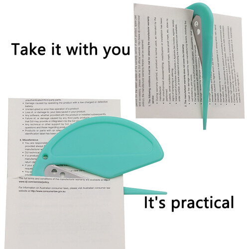 Letter Opener Compact Lightweight White 2