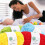 Acrylic yarn set yellow soft multi-purpose 100g 4