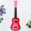 21 Inch Folk Acoustic Guitar Pink 6-String 4