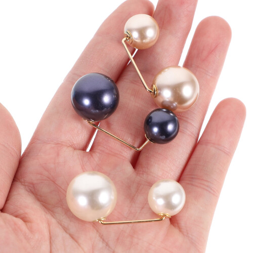 Set di 3 spille di sicurezza con perle PATKAW 1