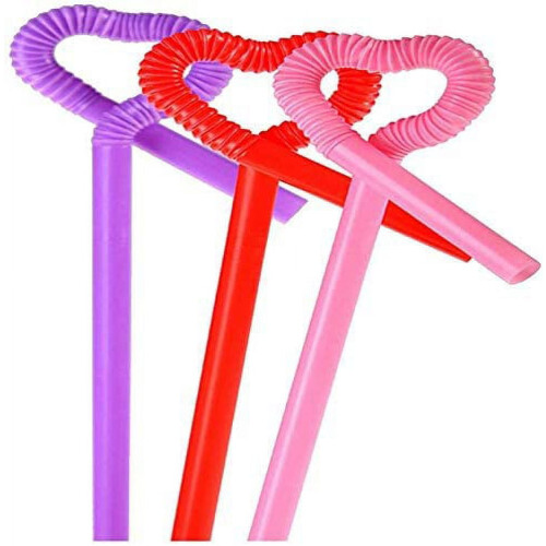 Colorful Flexible Drinking Straws 10.2 Inches 100 Pcs 2