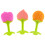 VISALY silicone baby teether set 5 pieces 4