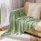 Knitted Throw Blanket with Fringe 5068 inch 5