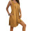 Camicia da notte da donna senza maniche con tasche, plissettata, ampia 1