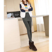 Damen-Leggings mit integriertem Rock, Dunkelgrau