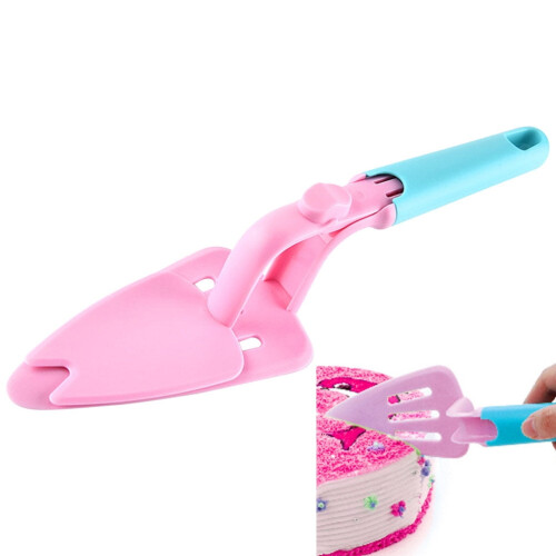 FRCOLOR plastic taartschep, verstelbare pizzaschep
