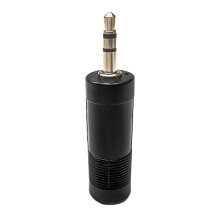 Adattatore per microfono Tineasur nero10 pezzida 35 mm a 65 mm