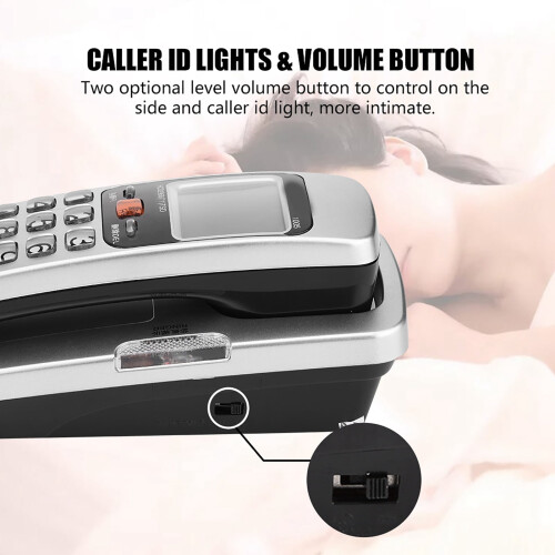 Eotvia corded phone with caller ID silver 2