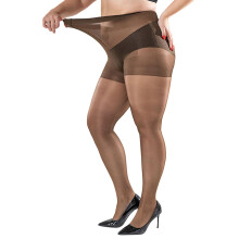 Calça Legging Feminina Plus Size com Cintura Alta e Modelagem Controlada, Cor Café2