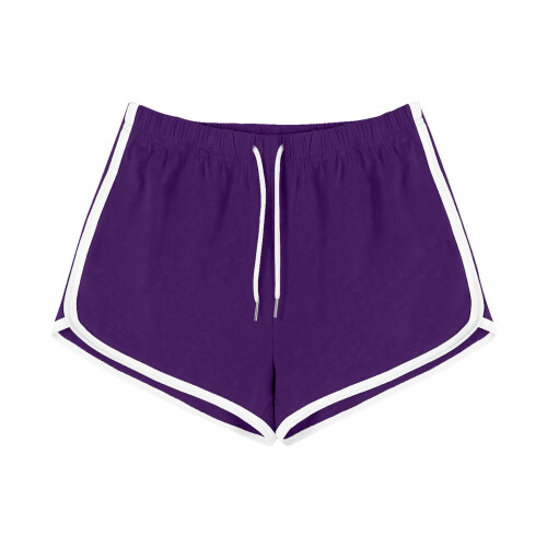 Dames hardloopshorts met hoge taille en trekkoord