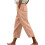 Lässige, locker sitzende Damen-Ankle-Pants mit elastischem Bund und 1