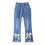 Witte flared jeans voor peuters, maat 2T 1