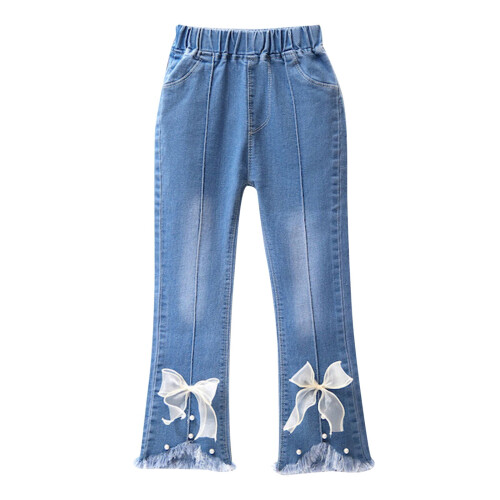 Witte flared jeans voor peuters, maat 2T