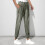 Dames joggingbroek van polyester met trekkoord en ritssluiting 1
