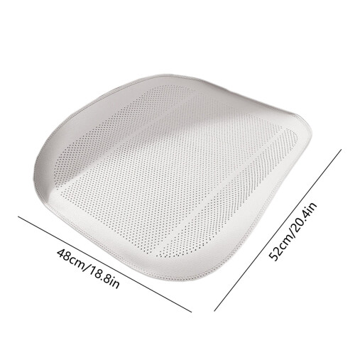 Breathable Mesh Car Seat Cushion Polyester 52x48cm 2