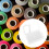 TrueClos sewing thread storage box 42 spools clear plastic 6