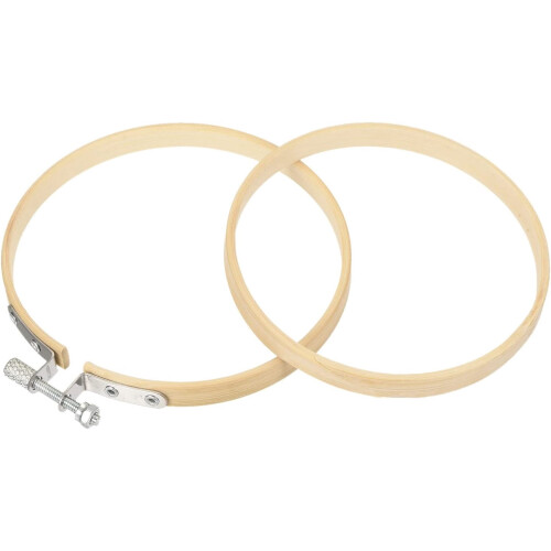 Bastidor de bordado Casewin, 1 unidade de 4 polegadas, para ponto cruz e trabalhos manuais. Aros de bambu de 10 cm (4 polegadas) com ajuste fácil de 1