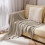 Knitted Throw Blanket with Fringe 50x68 inch 5