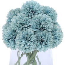 Kunstige krysantemum silkeblomster 20 stk.