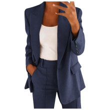 Eleganter, sportlicher Damenblazer in Marineblau, Größe XXL