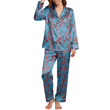 Dames Valentijnsdag pyjamaset, zacht, 2-delig