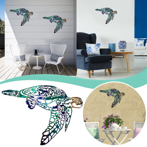 Sea Turtle Wall Decor Ocean Theme Art for Home Office 1