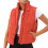 Damen-Freizeitweste, warm, einfarbig orange, wattiert, Größe L 1