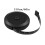 Mini auto-retracting plastic tape measure black 1-pack 3
