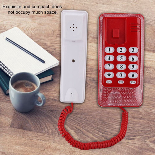 Wall Mount Landline Telephone No Caller ID 2