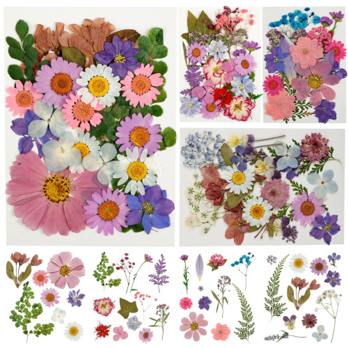 Dried Pressed Flowers for Resin Molds 90 pcs 1