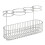 mDesign metal hair styling tool storage basket light gray 6