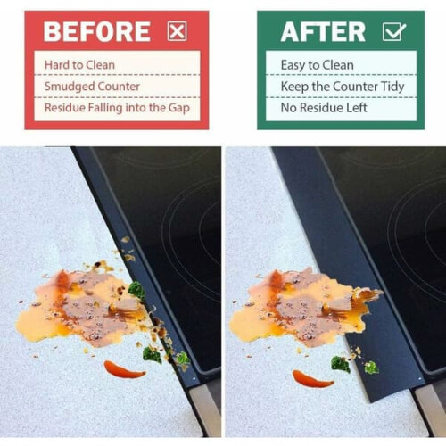 Silicone Sealing Strip for Kitchen Countertop Stove 2 pcs 1