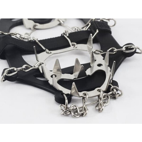 Anti-slip shoe studs with 18 steel teeth (L) 1