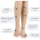 Open Toe Compression Socks 20-30 mmHg Knee High 4