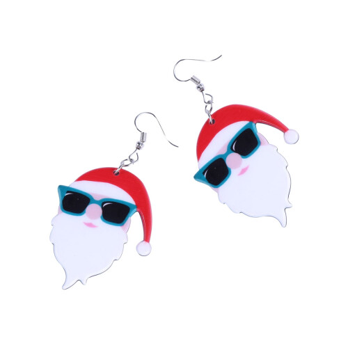Lotatory1Pair Χριστουγεννιάτικα σκουλαρίκια Άγιος Βασίλης Σκουλαρίκια 1