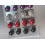 Pearl Stud Earrings Silver 12 Pairs 6 Colors 4