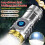 Three-eyed monster mini flashlight silver 5 modes 4