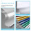 A4 transparent file folder sliding bar covers 10 pcs 5
