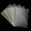 A4 transparent file folder sliding bar covers 10 pcs 7