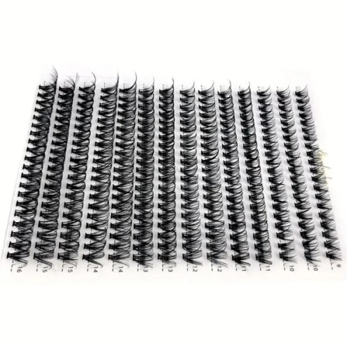 Black False Eyelashes 8-16 mm 2