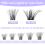 INF Individual False Eyelashes Black Model 1 3