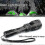 Green LED Flashlight 2000 Lumen Rechargeable Waterproof 3