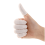 Anti-static latex finger cots white medium 100 pcs 3