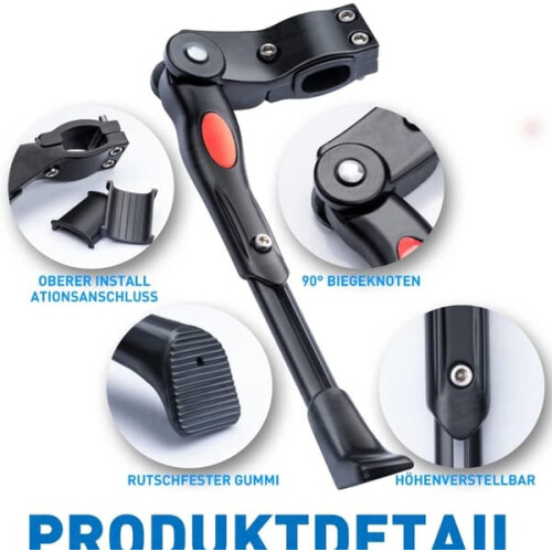 Bicycle Kickstand Adjustable for 24-29 inch Wheels 1