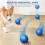 Automatic Teasing Dog Ball USB Rechargeable Blue 3